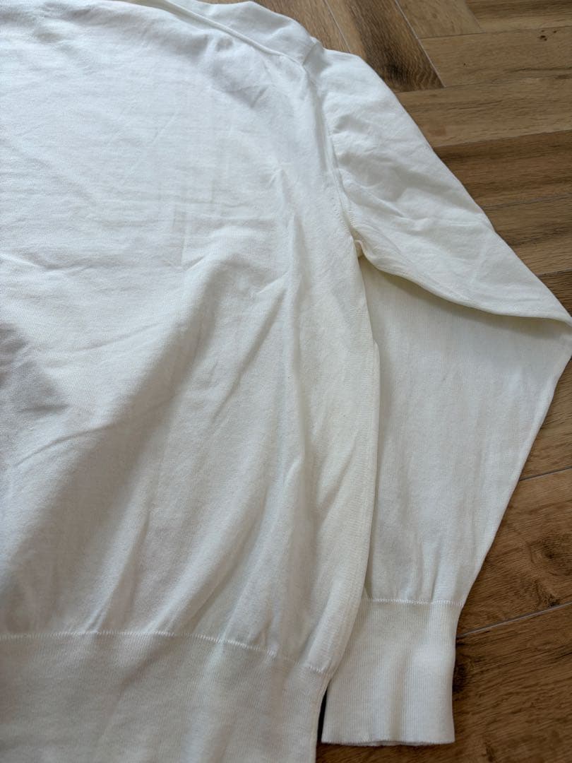 試着のみ　21ss COMOLI コモリ　18Gクルーネックニット　フリーサイズ