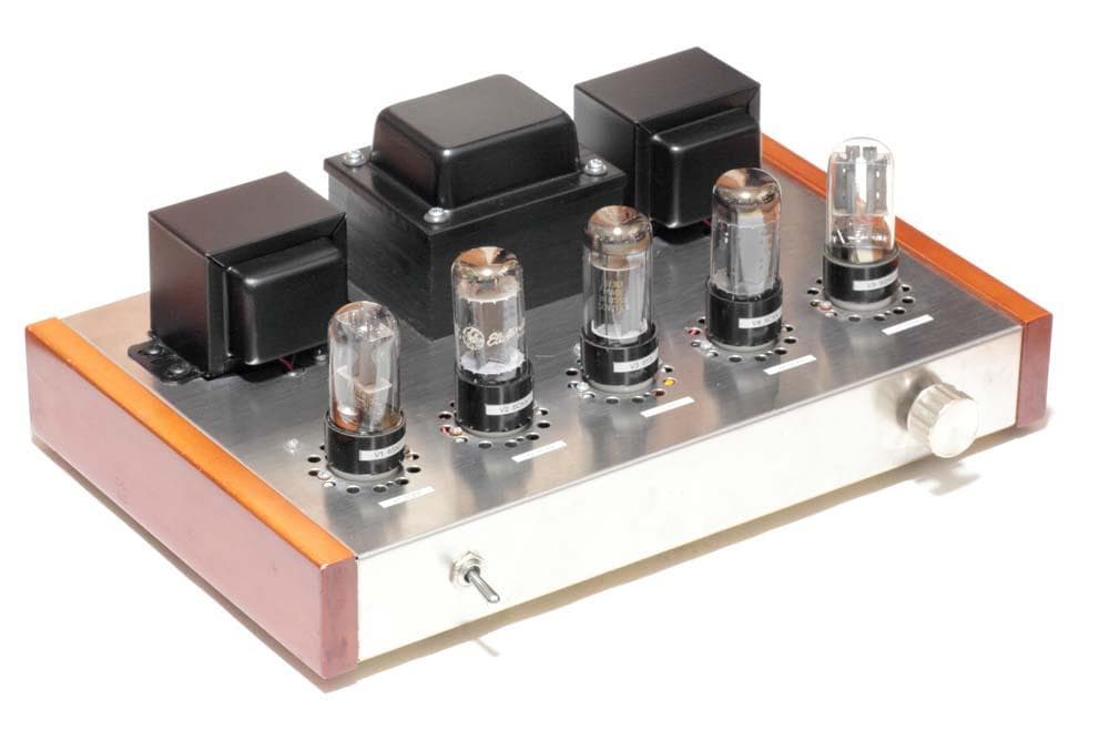 3極パワー管 6CK4 ステレオパワーアンプ 動作品