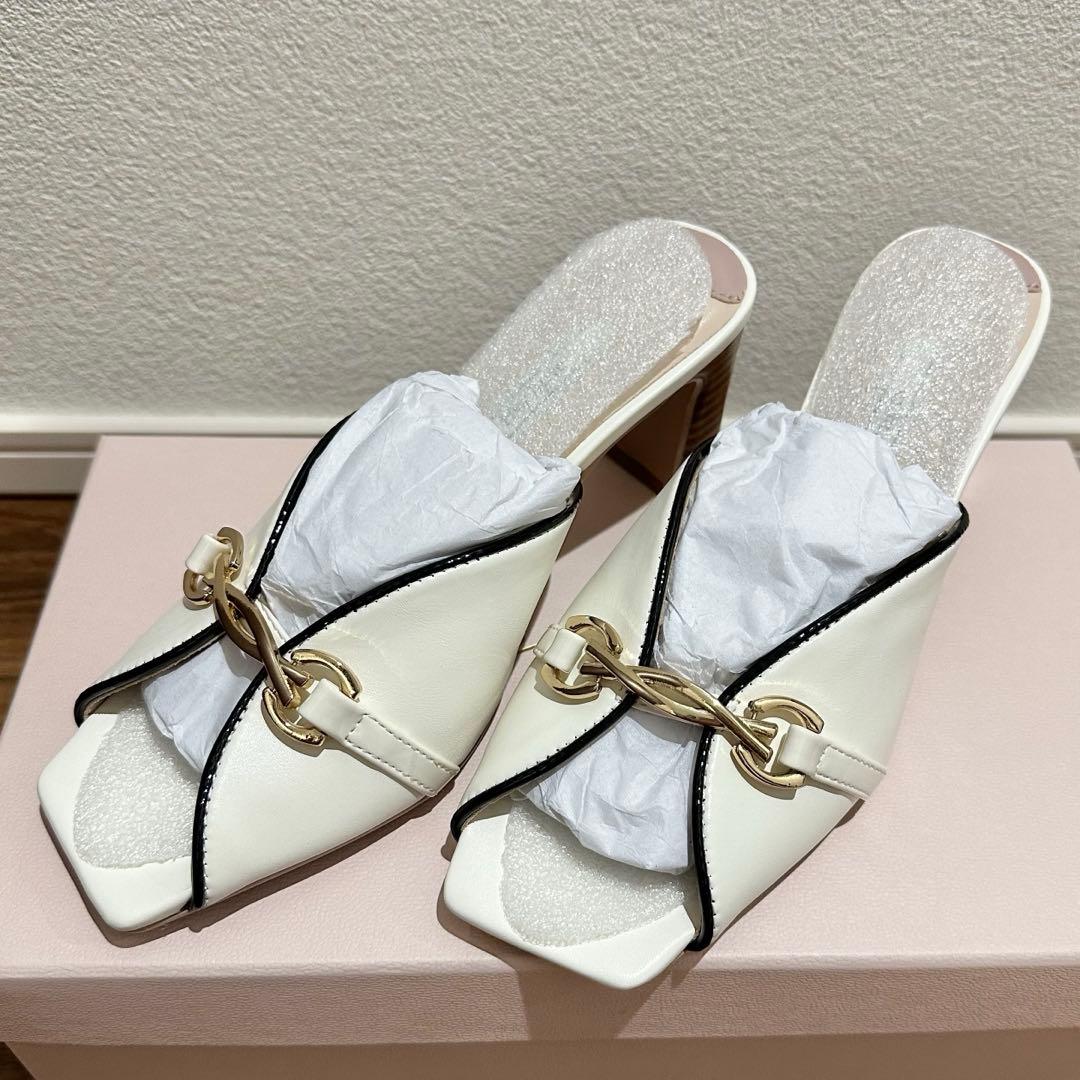 お値下げOK】Her lip to Bit Square-Toe Mules - メルカリ