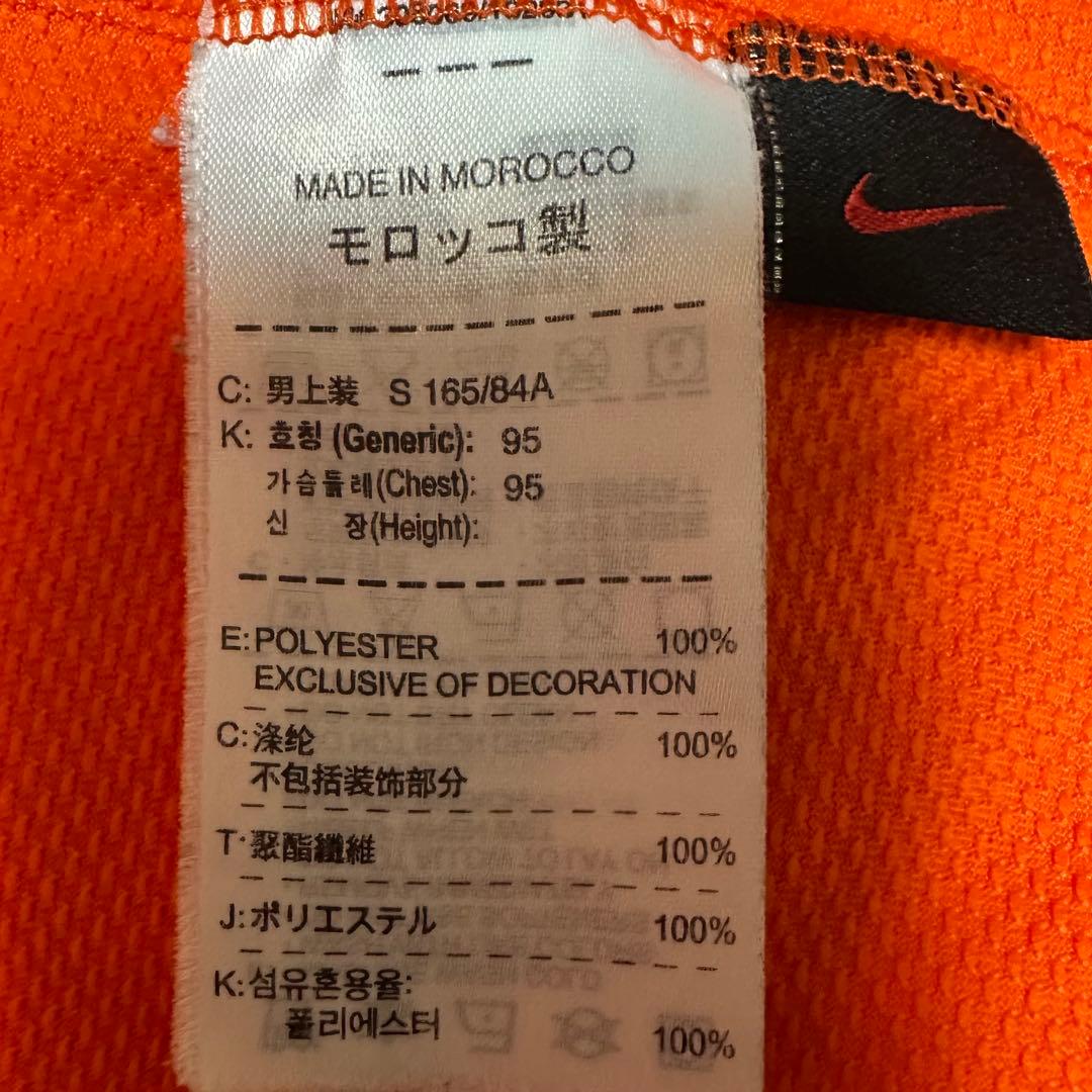 【Used】サッカーユニフォーム Nike オランダ代表 08/09 Sオレンジ