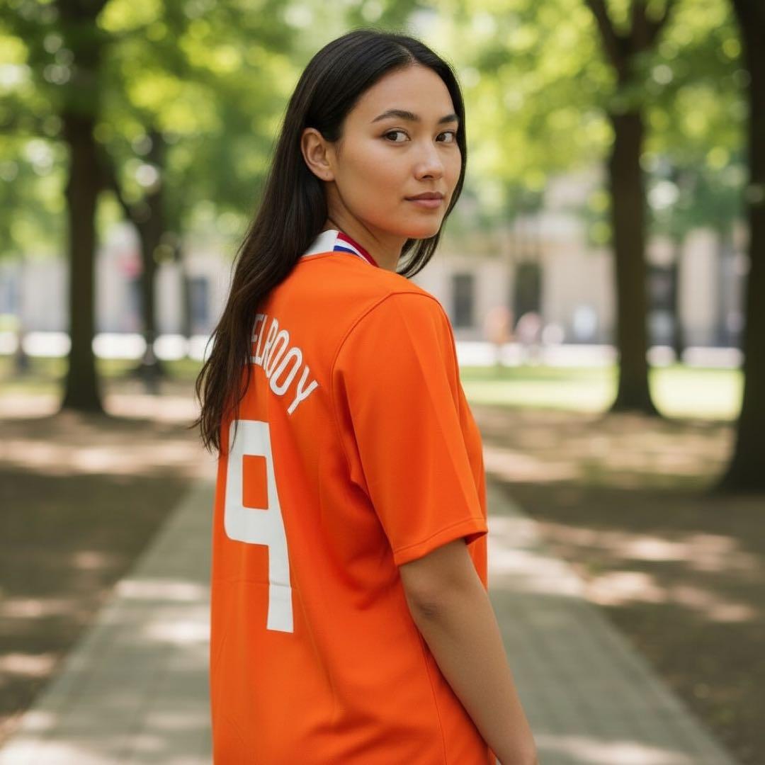 【Used】サッカーユニフォーム Nike オランダ代表 08/09 Sオレンジ