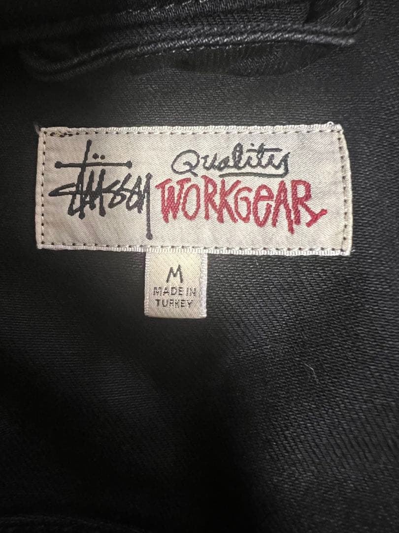 ジャケット・アウター stussy TRUCKER JACKET DENIM m black
