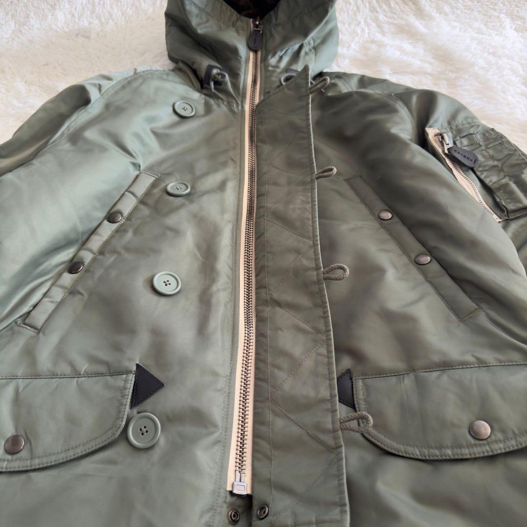 人気✨AVIREX✨N-3B COMMERCIAL フライトジャケット L