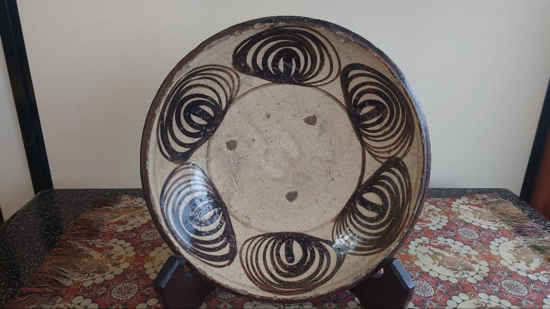 古瀬戸馬の目皿