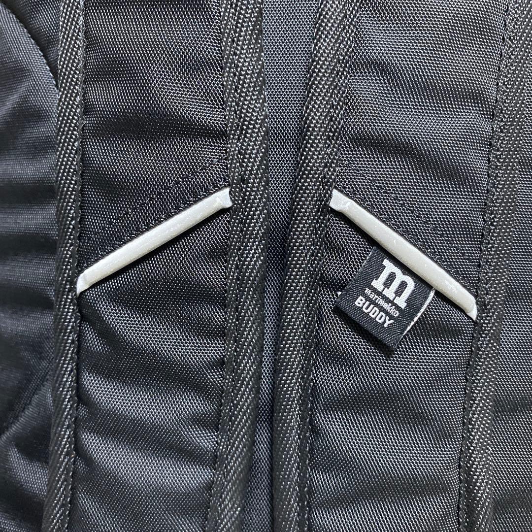 【美品】マリメッコ buddy バディ リュック 黒 大容量 バックパック A4