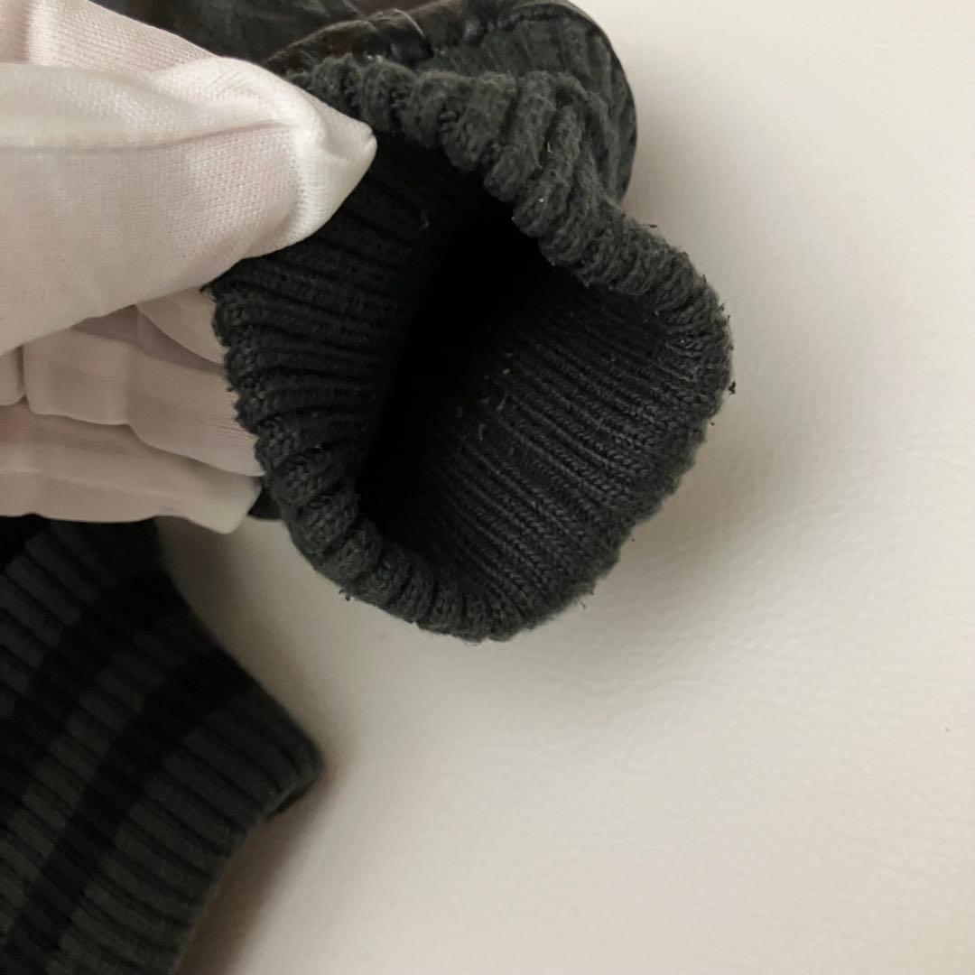 ✨牛革✨FRANKLINMARSHAL スタジャン　バーシティジャケット　黒