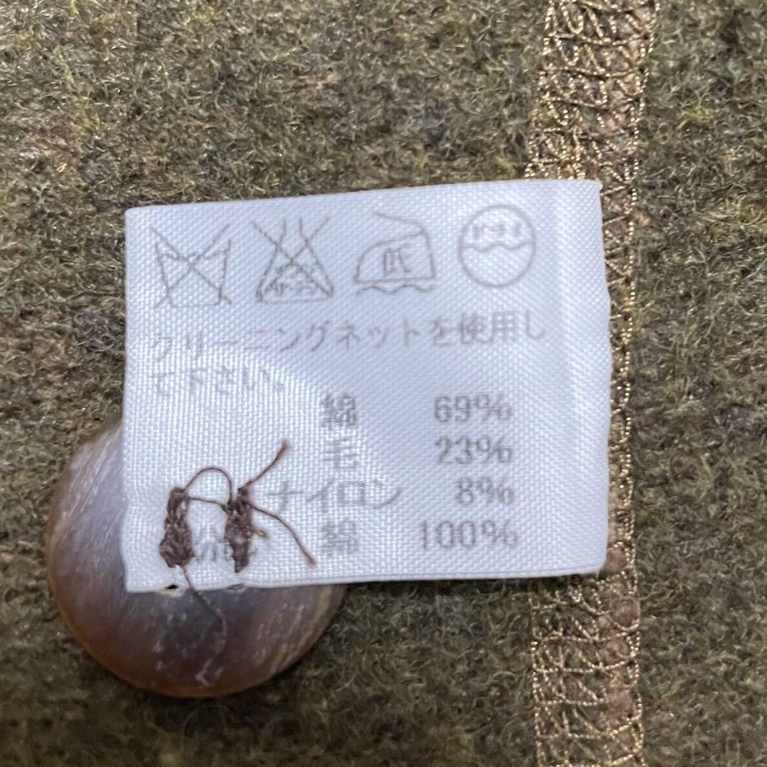 イッセイミヤケ 90s ヘンリーネック 衿リブ切替 ニット ブラウン 2サイズM