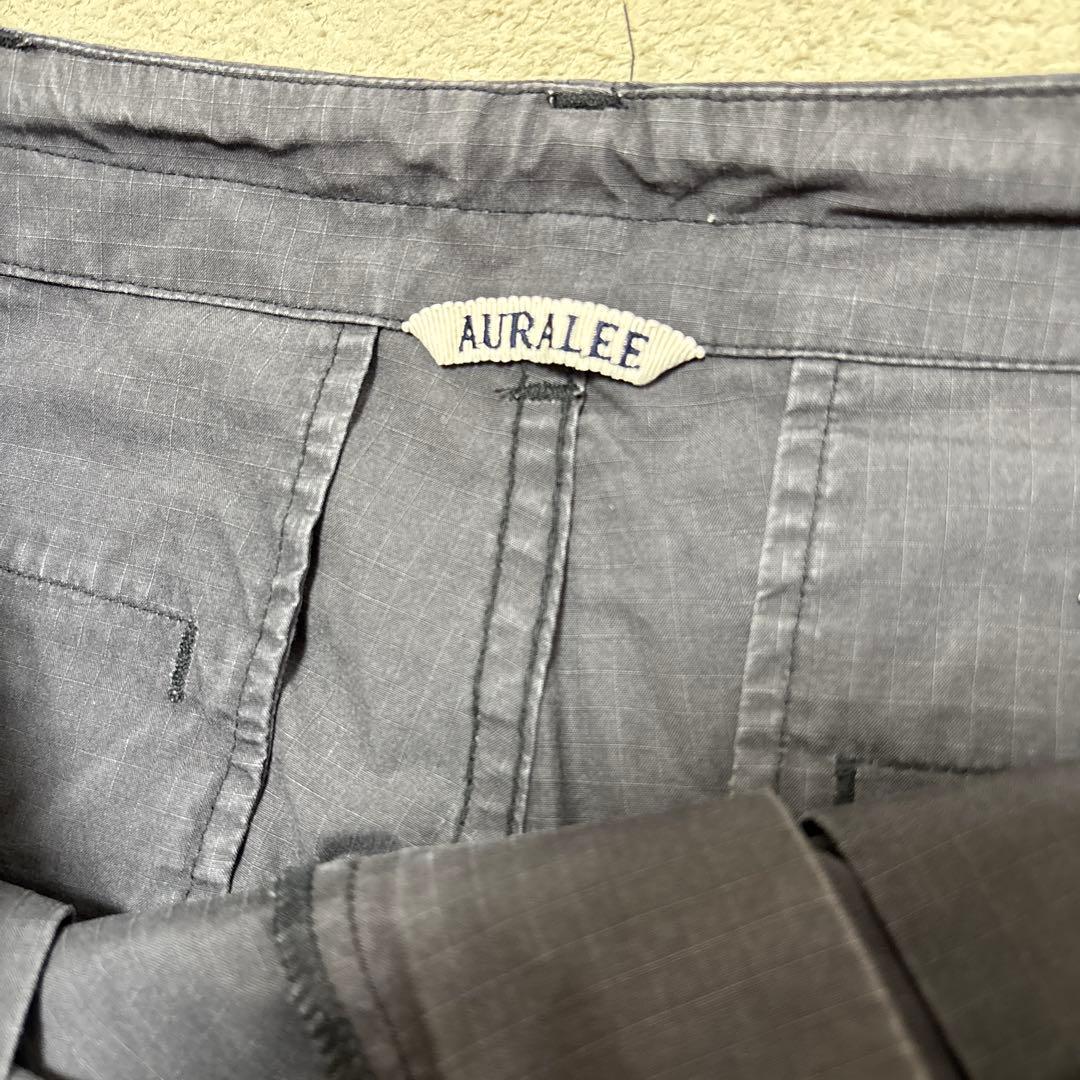 AURALEE カーゴパンツ ダークグレー