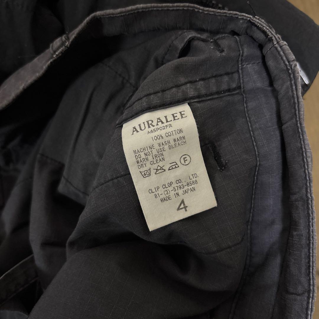 AURALEE カーゴパンツ ダークグレー