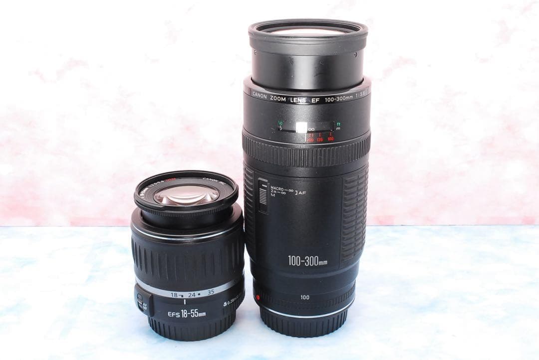 ✨キャノン Kiss X2✨ショット数少✨一眼レフカメラ✨超望遠レンズ付♪