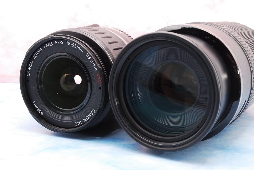 ✨キャノン Kiss X2✨ショット数少✨一眼レフカメラ✨超望遠レンズ付♪