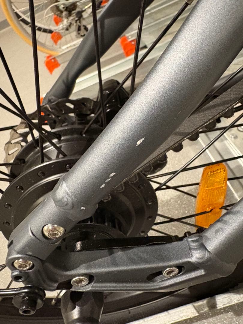 ADO AIR 20 電動アシスト折りたたみ自転車　グレー