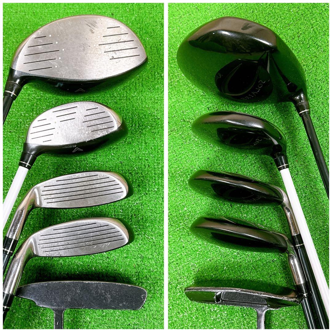 新品バッグ REVA ゴルフクラブ レディース セット ソレイル 9本 初心者