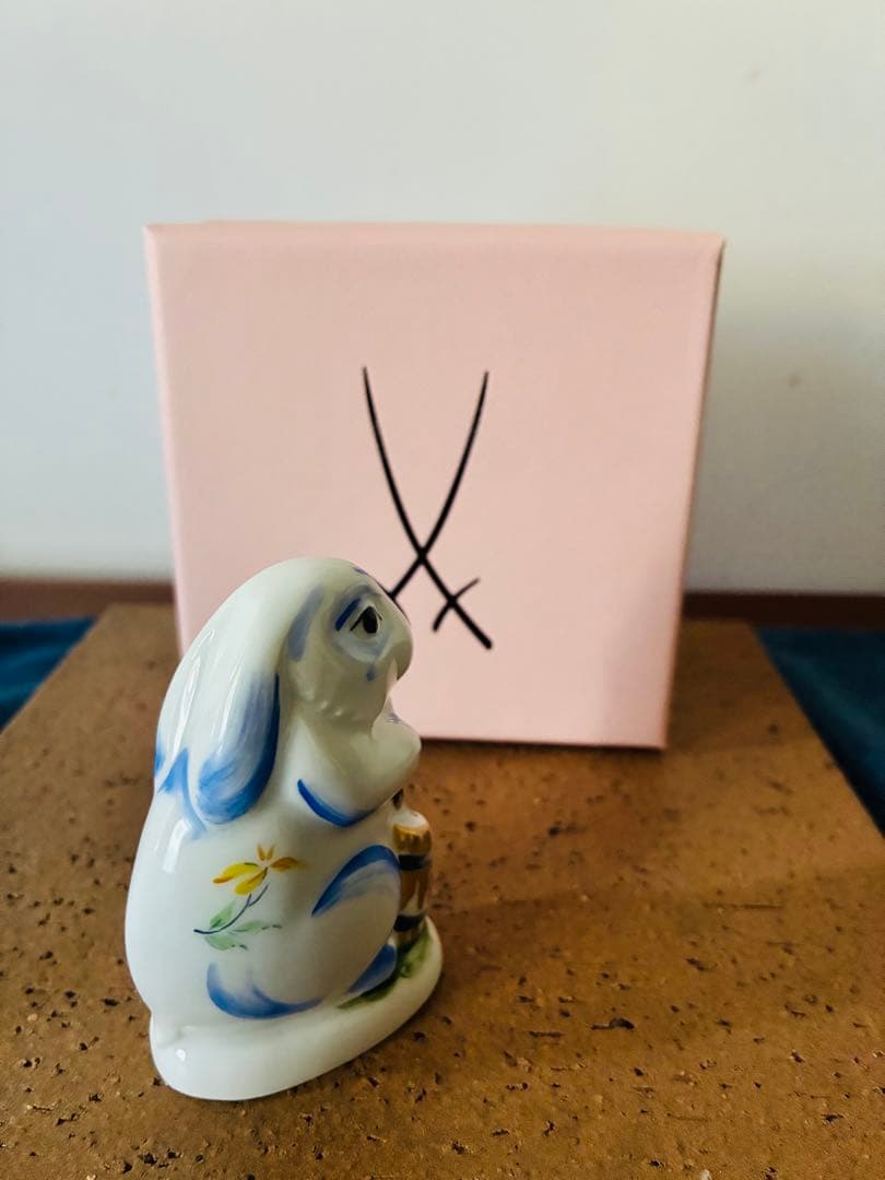 マイセン干支　ウサギ　オス