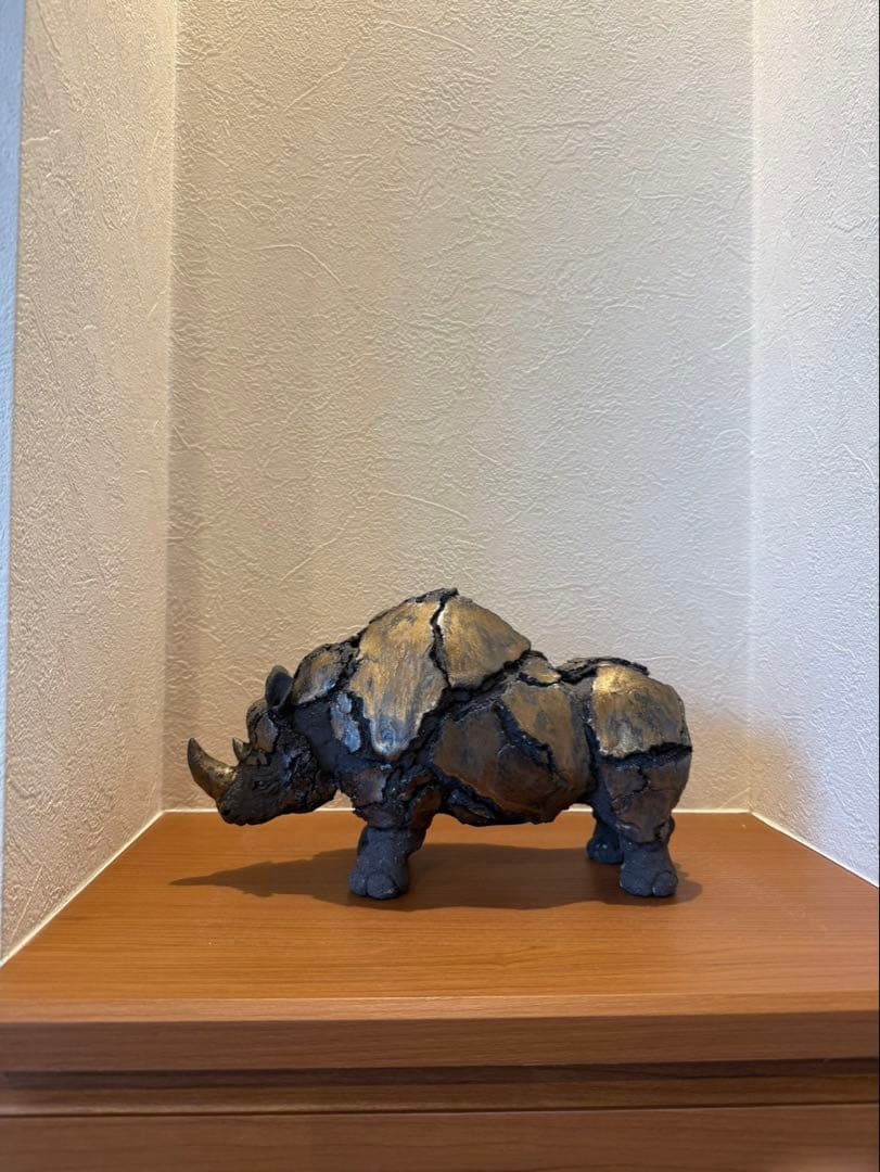 宮本果林　犀　サイ　オブジェ