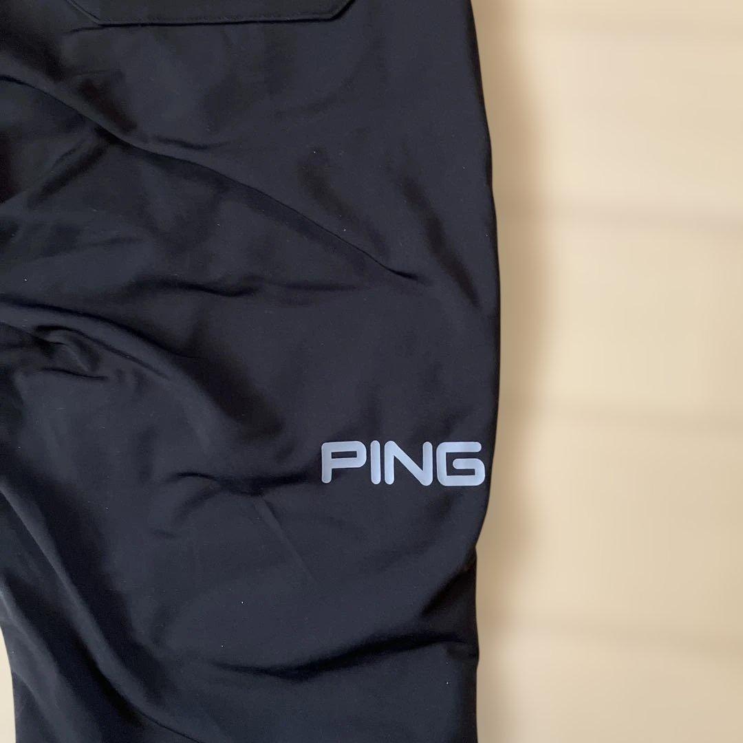 新品 タグ付 PING FUNCTIONAL MATERIAL ゴルフパンツ 黒