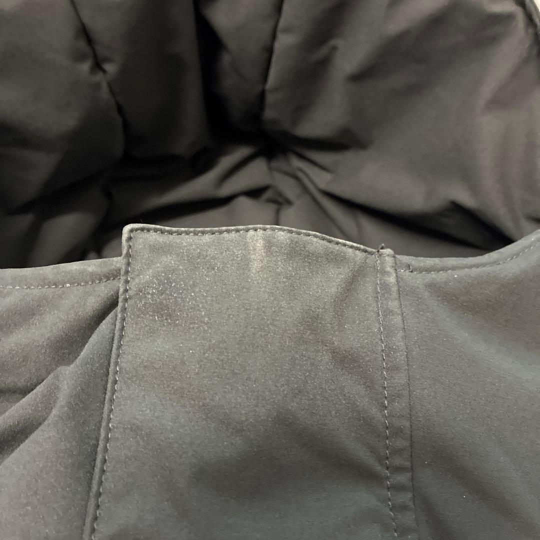 svolme発熱中綿ウォーマー上のみブラックLサイズ