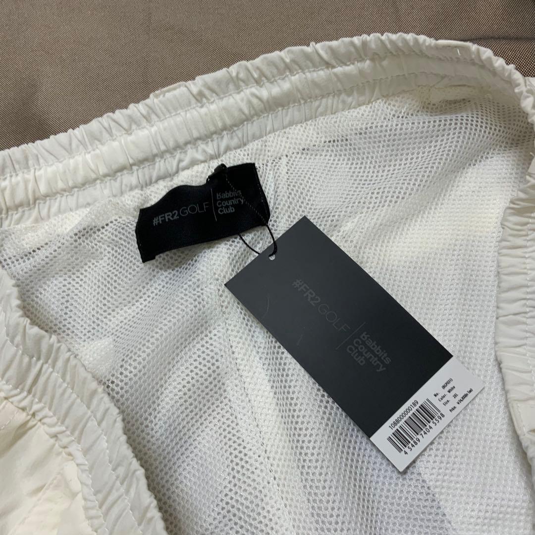 【希少サイズ・新品】 FR2 GOLF ナイロン　ハーフパンツ　ホワイト