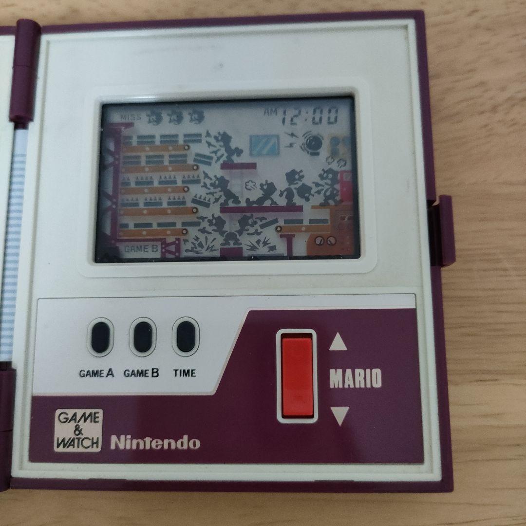 ゲームアンドウォッチ マリオブラザーズ　任天堂　ニンテンドー　メンテナンス済み
