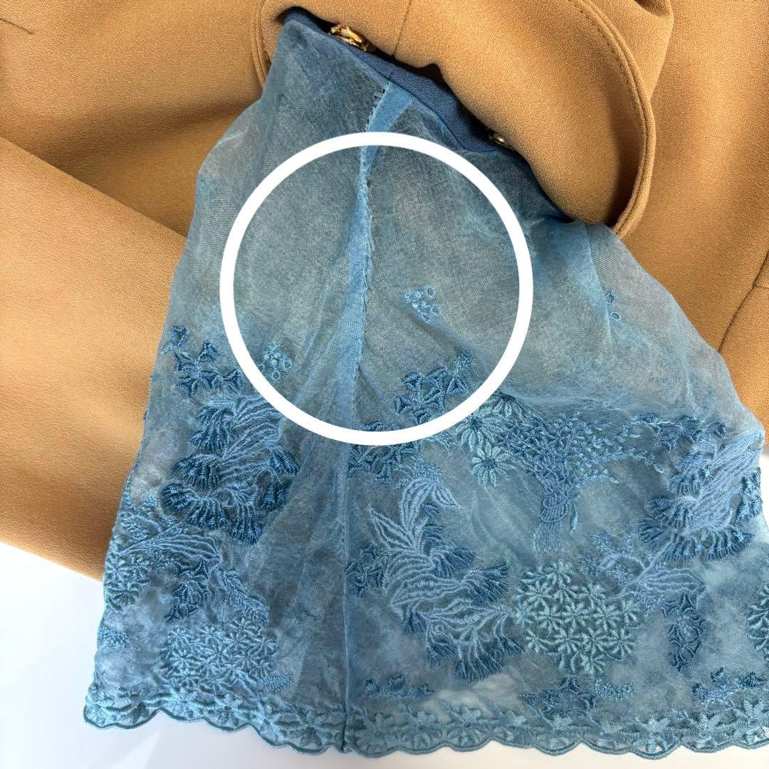 Mame Kurogouchi マメクロゴウチ シルク レース カフス ドレス