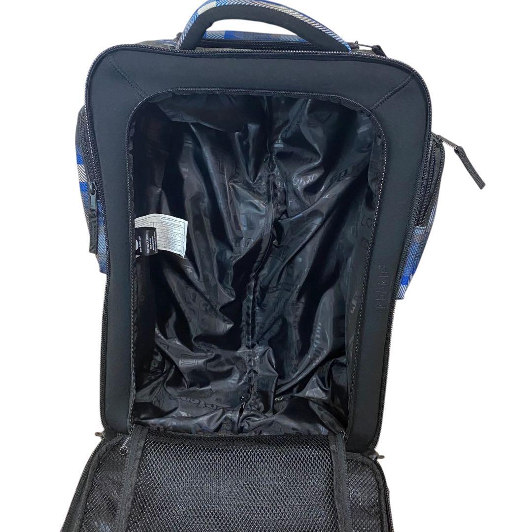 ≪極美品≫BURTON チェック柄 キャリーバック 旅行・スノボに最適！