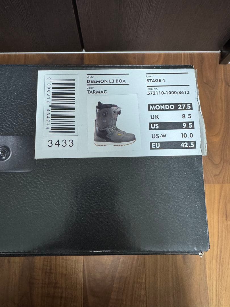22-23 ディーラックス DEEMON L3 BOA 27.5