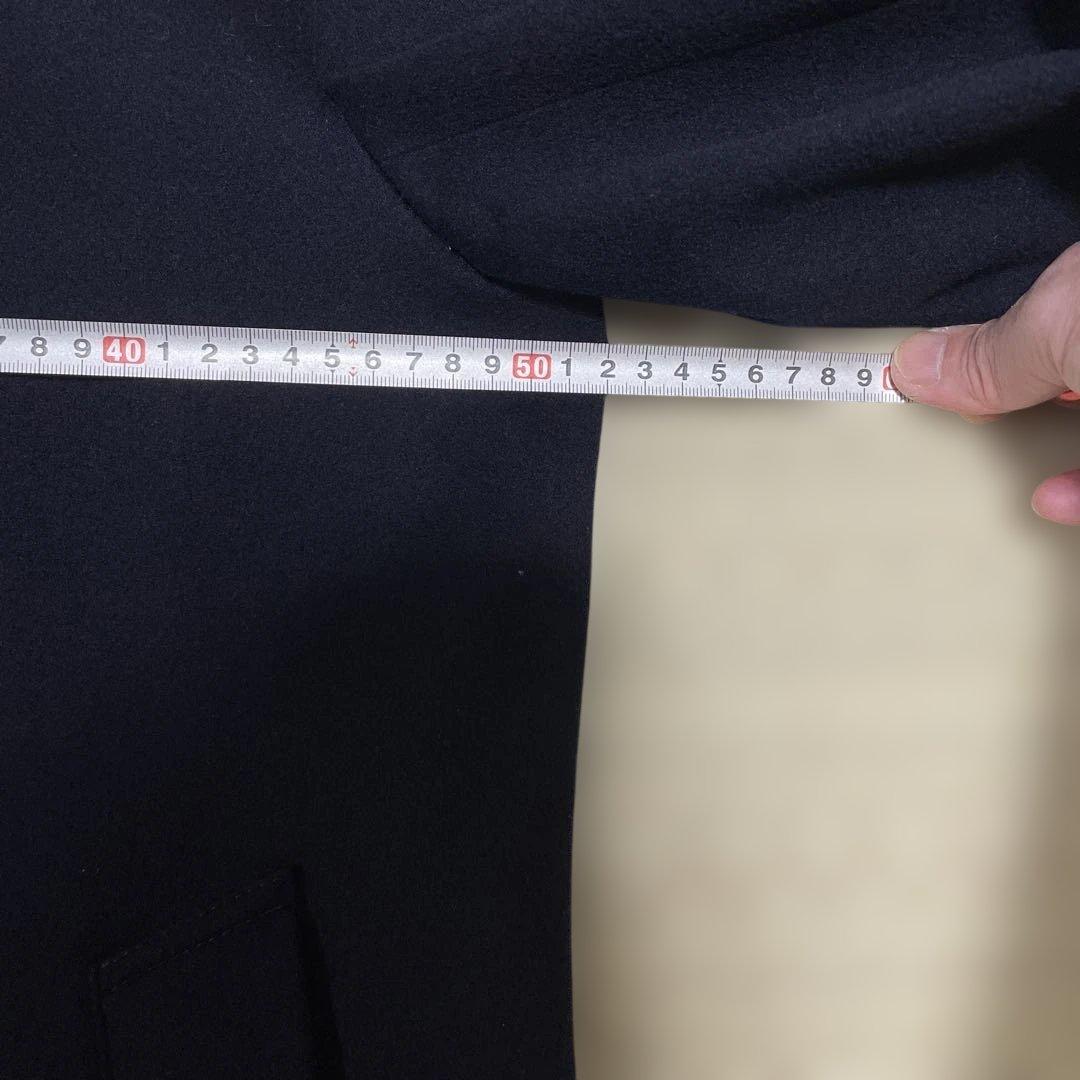 【美品】マッキントッシュ ステンカラーコート Lロロピアーナ ネイビー