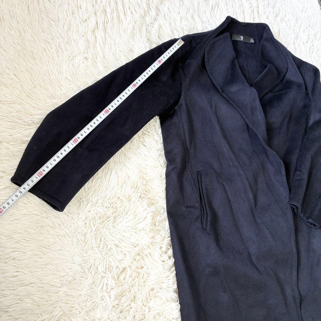 UNIQLO +J ユニクロ ジルサンダー カシミヤブレンドノーカラーコート