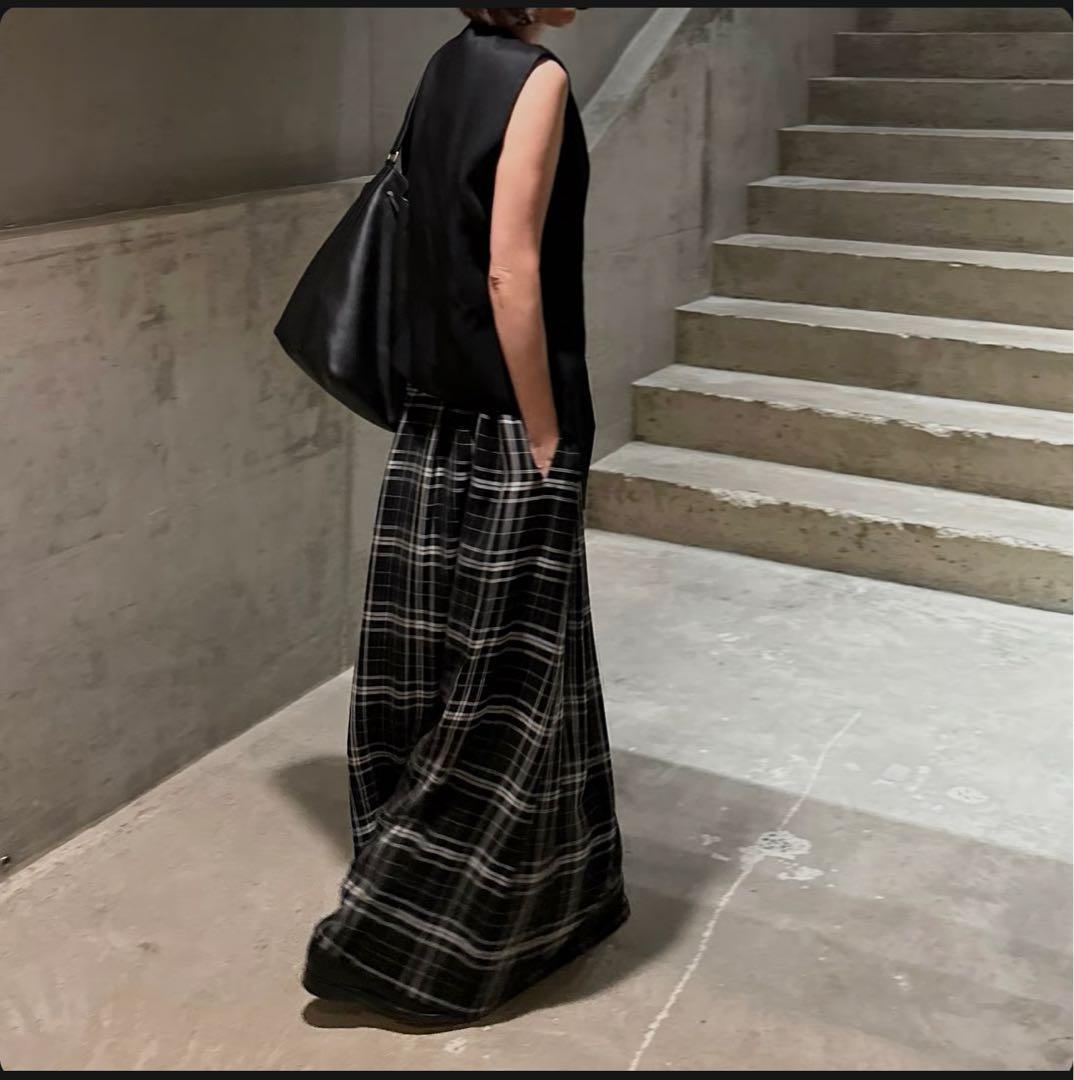 モノトーンチェックスカート サイズ2