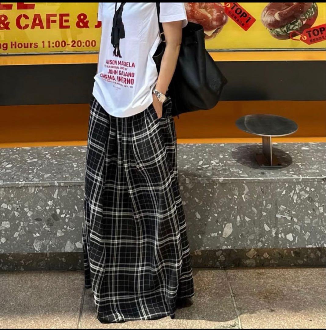 モノトーンチェックスカート サイズ2