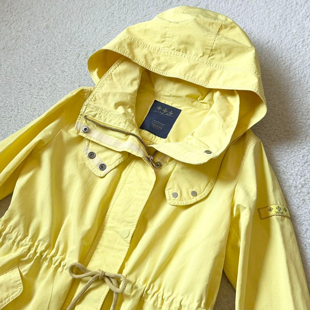 美品 タトラス モッズコート フード付き イエロー