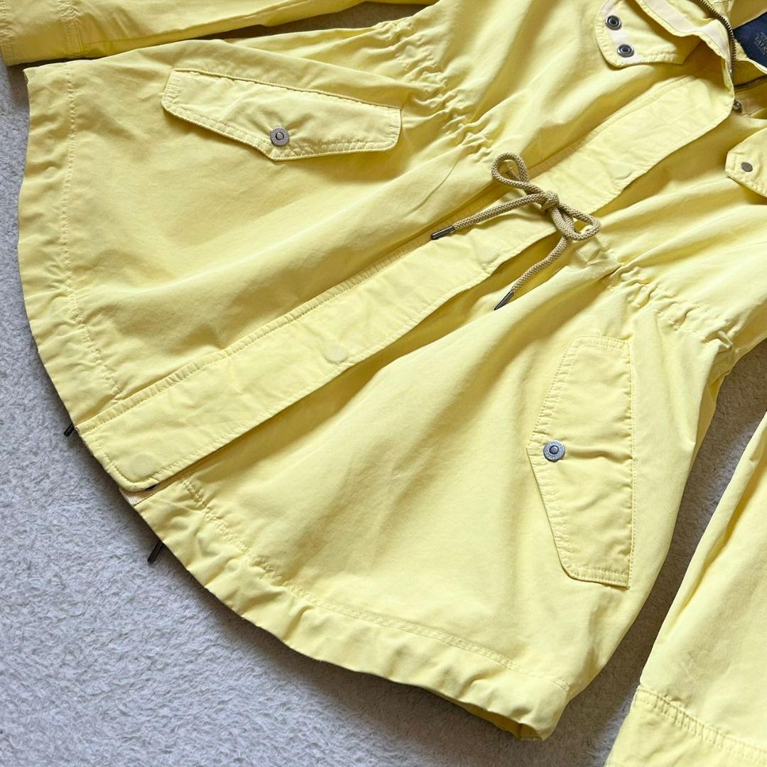 美品 タトラス モッズコート フード付き イエロー