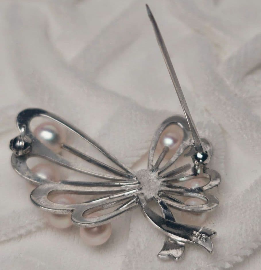 【最高級!!】ミキモト ブローチ パール フォーマル 7珠 皇室御用達