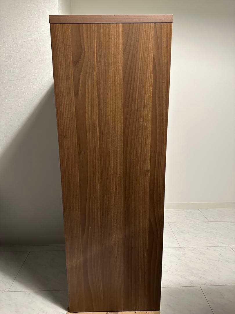 木製棚 80x111x38cm ダークブラウン オーダーメイド品