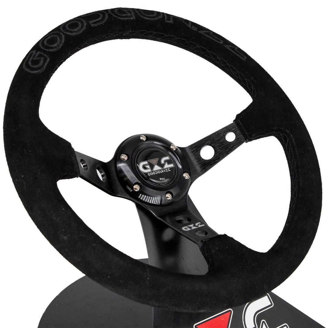 グッドガン スエード 33Φ ステアリング ディープコーン90