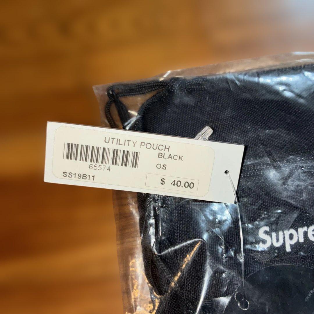 supreme utility pouch ブラック ショルダーバッグ