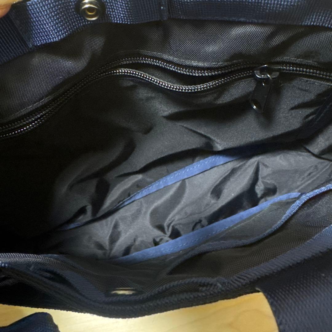 美品☆ブリーフィングバック　ネイビー