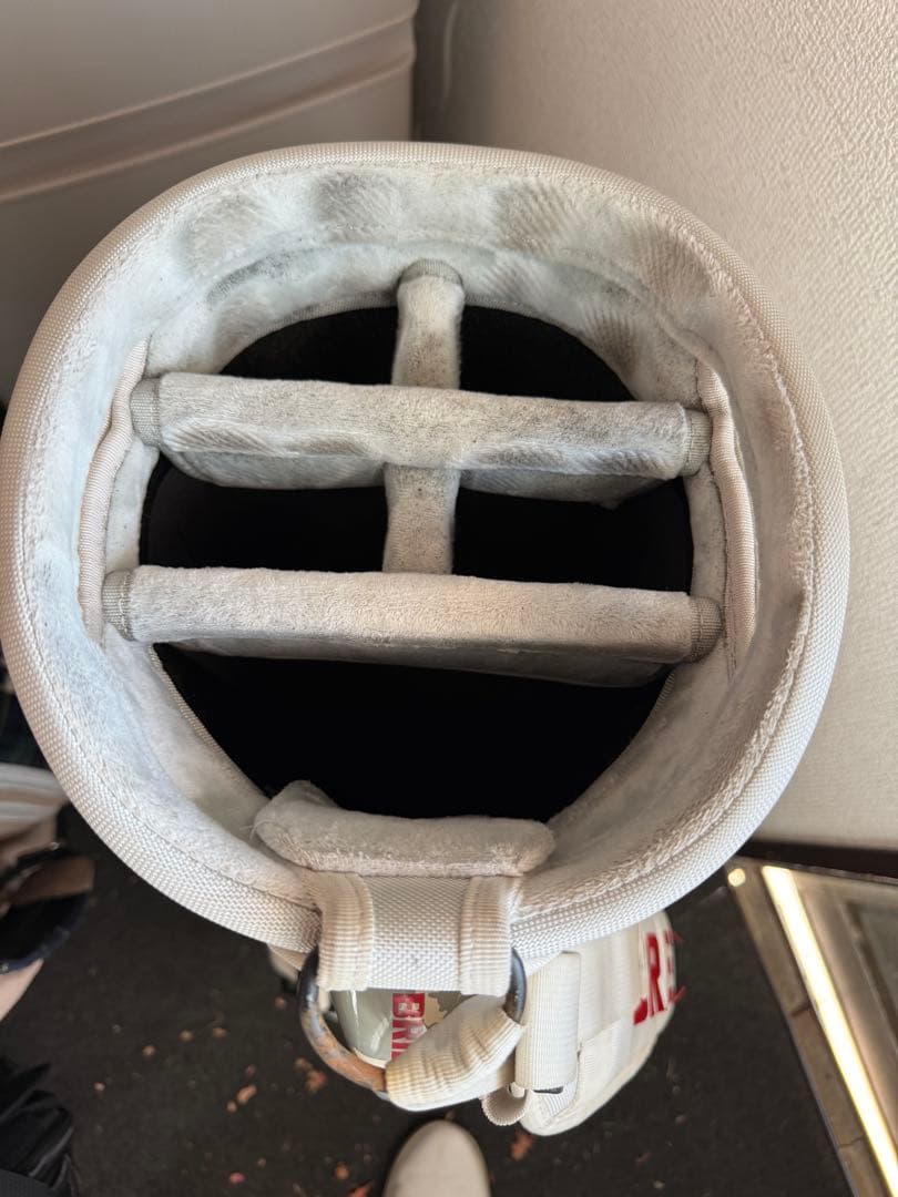 BRIEFING ホワイト キャディバッグ