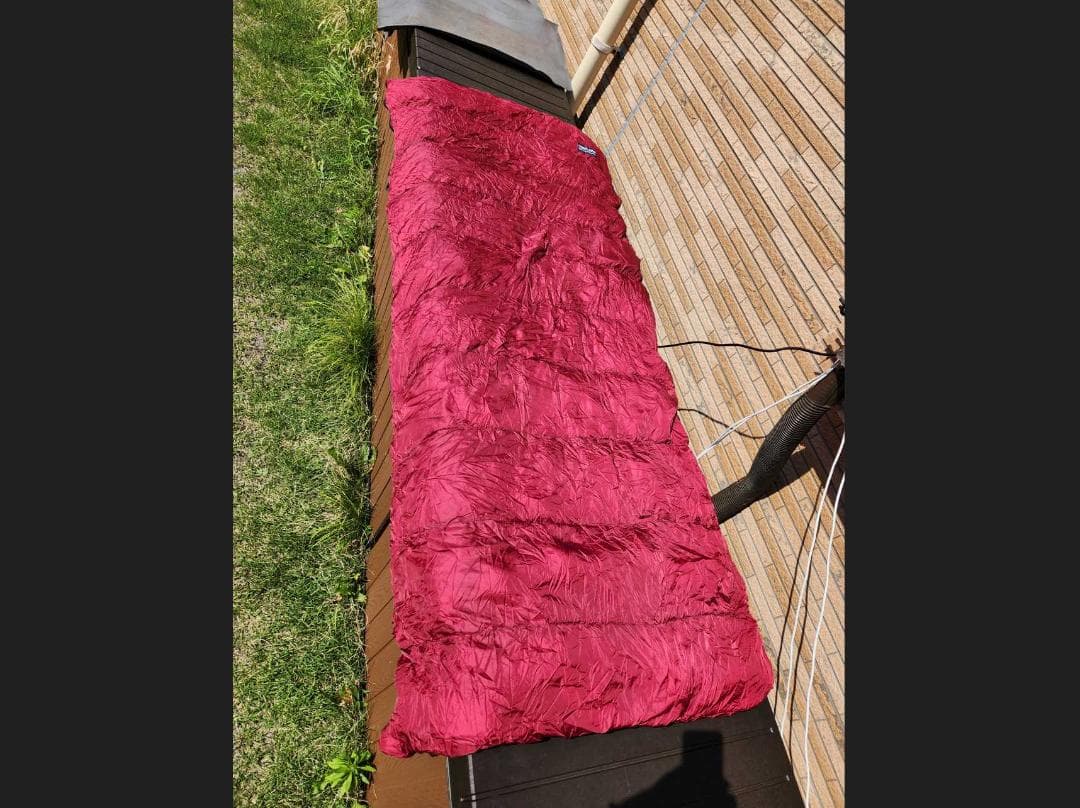 UNIFLAME ユニフレーム ソフトシェルバッグ800 寝袋 青/赤 2個