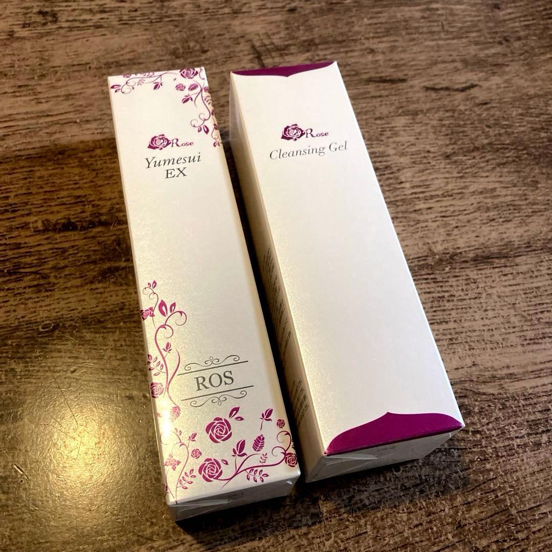 新品未開封】ローズコーポレーションゆめ水EX化粧水、クレンジング