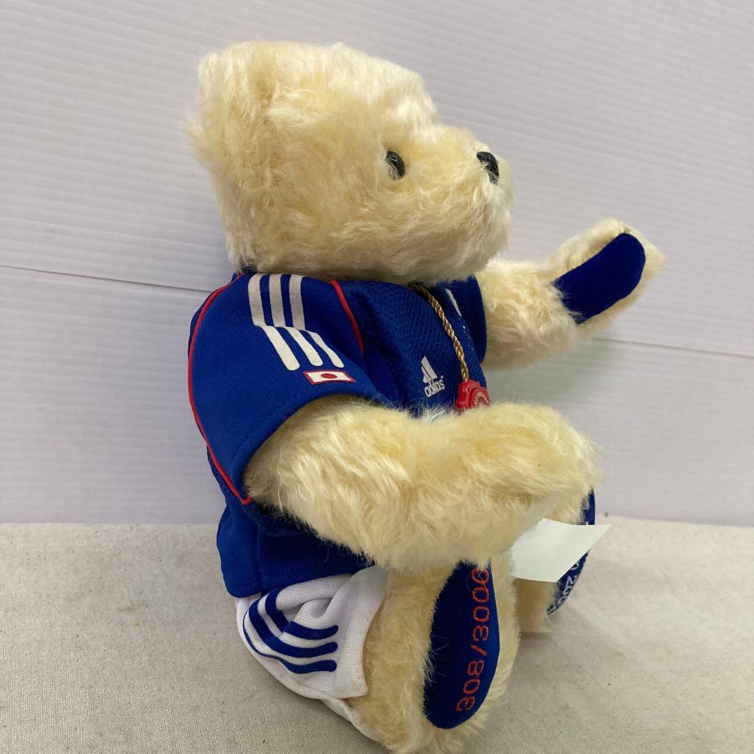 2002 サッカー 日本代表 ユニフォーム テディベア ぬいぐるみ ハーマン