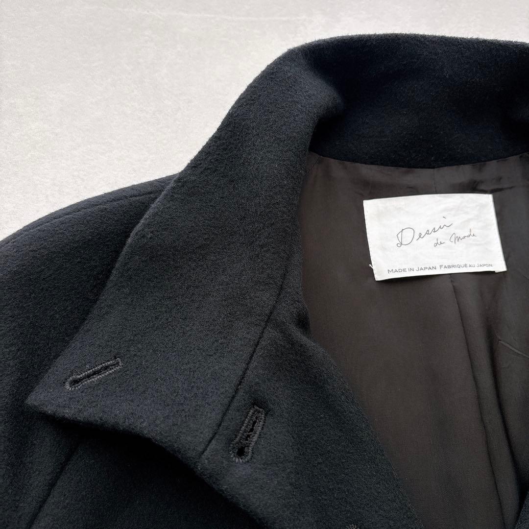【デッサンデモード】《STUDIOUS別注》スタンドカラーコクーンコート