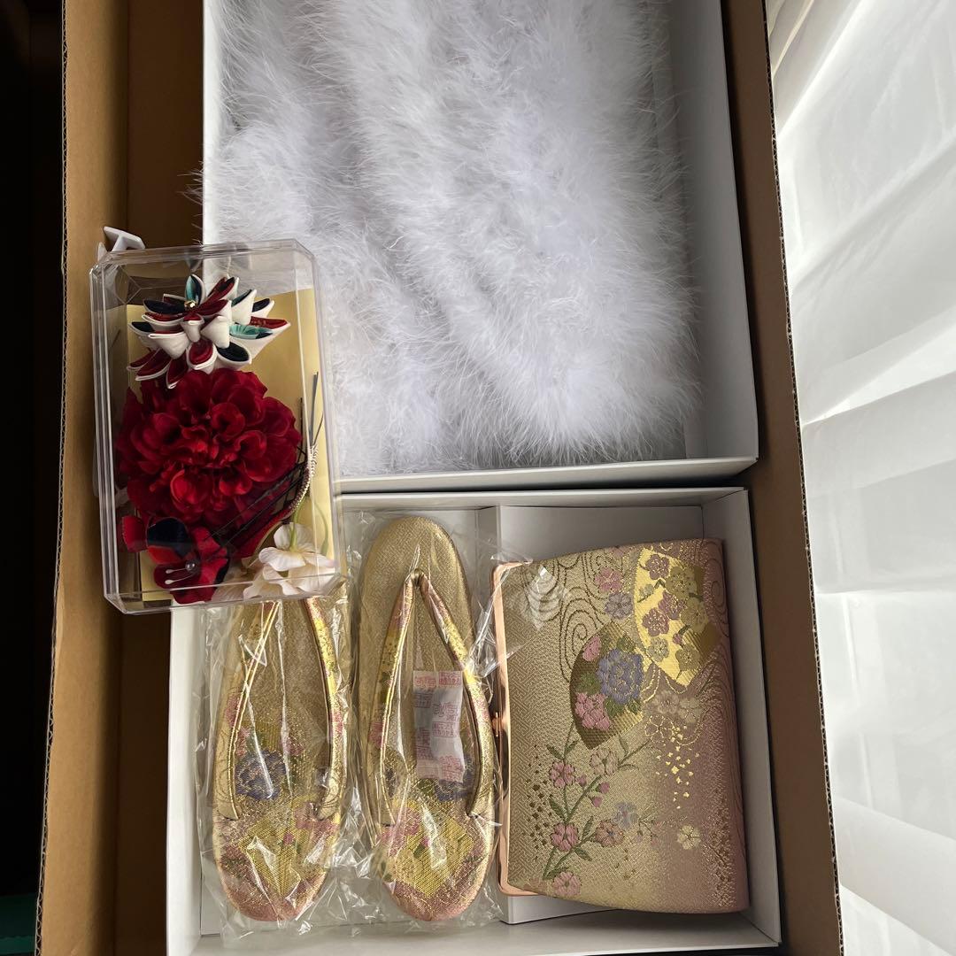 ★リリー★成人式　正絹振袖フルセット