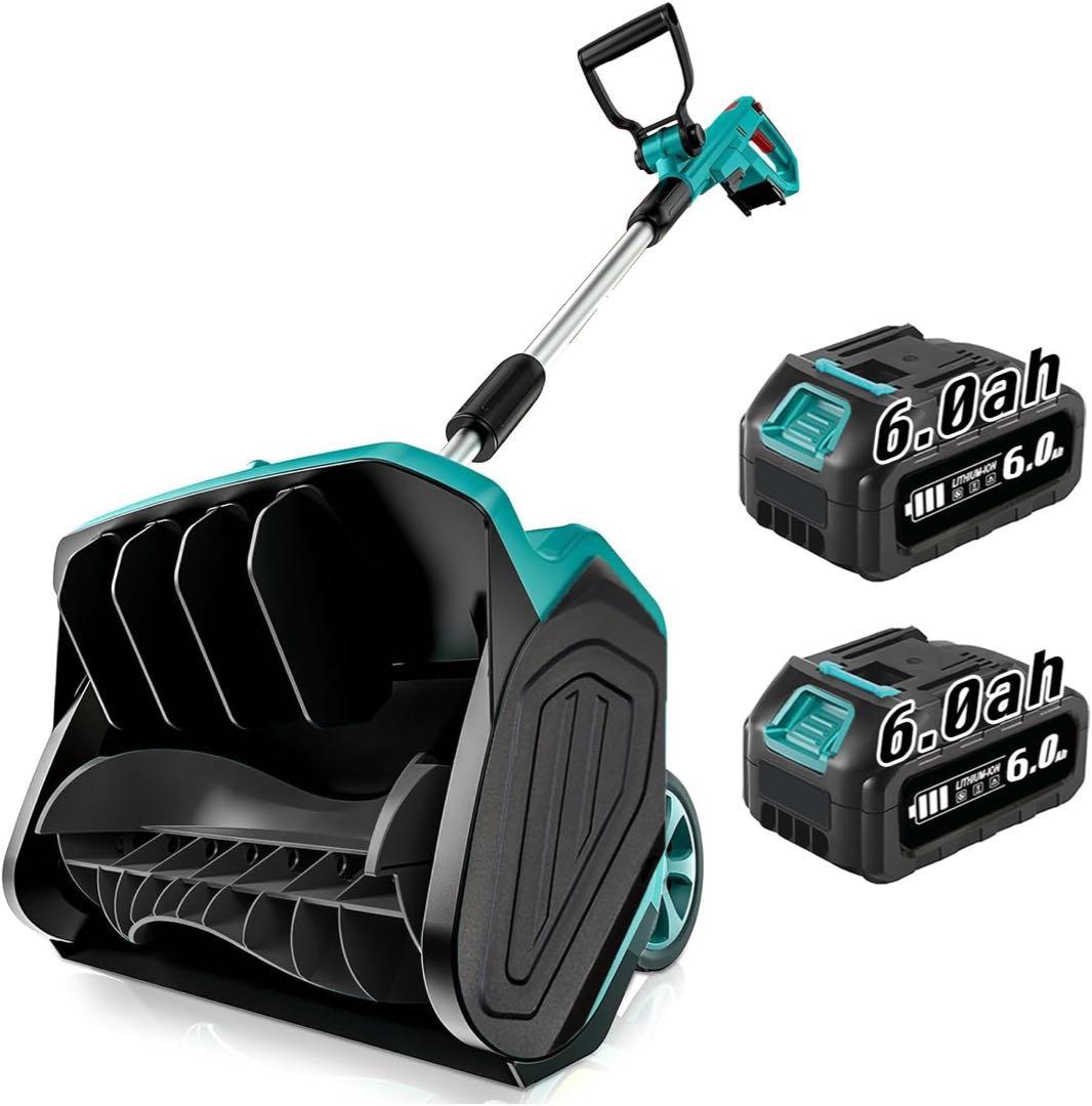 訳あり品❣️ 電動除雪機 電動スノーショベル コードレス 除雪機　折りたたみ式