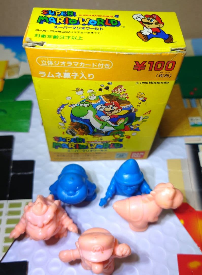 1991年 スーパー マリオ ワールド ジオラマ カードセット 当時物