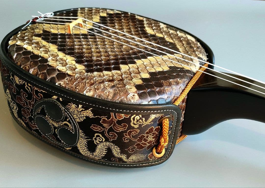 名工外間善盛作 王府期江戸与那城型復刻三線