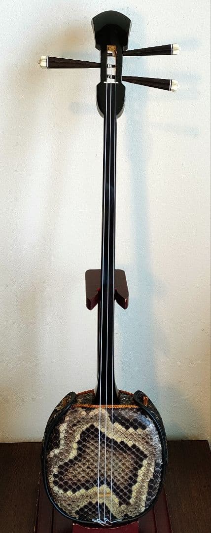 名工外間善盛作 王府期江戸与那城型復刻三線