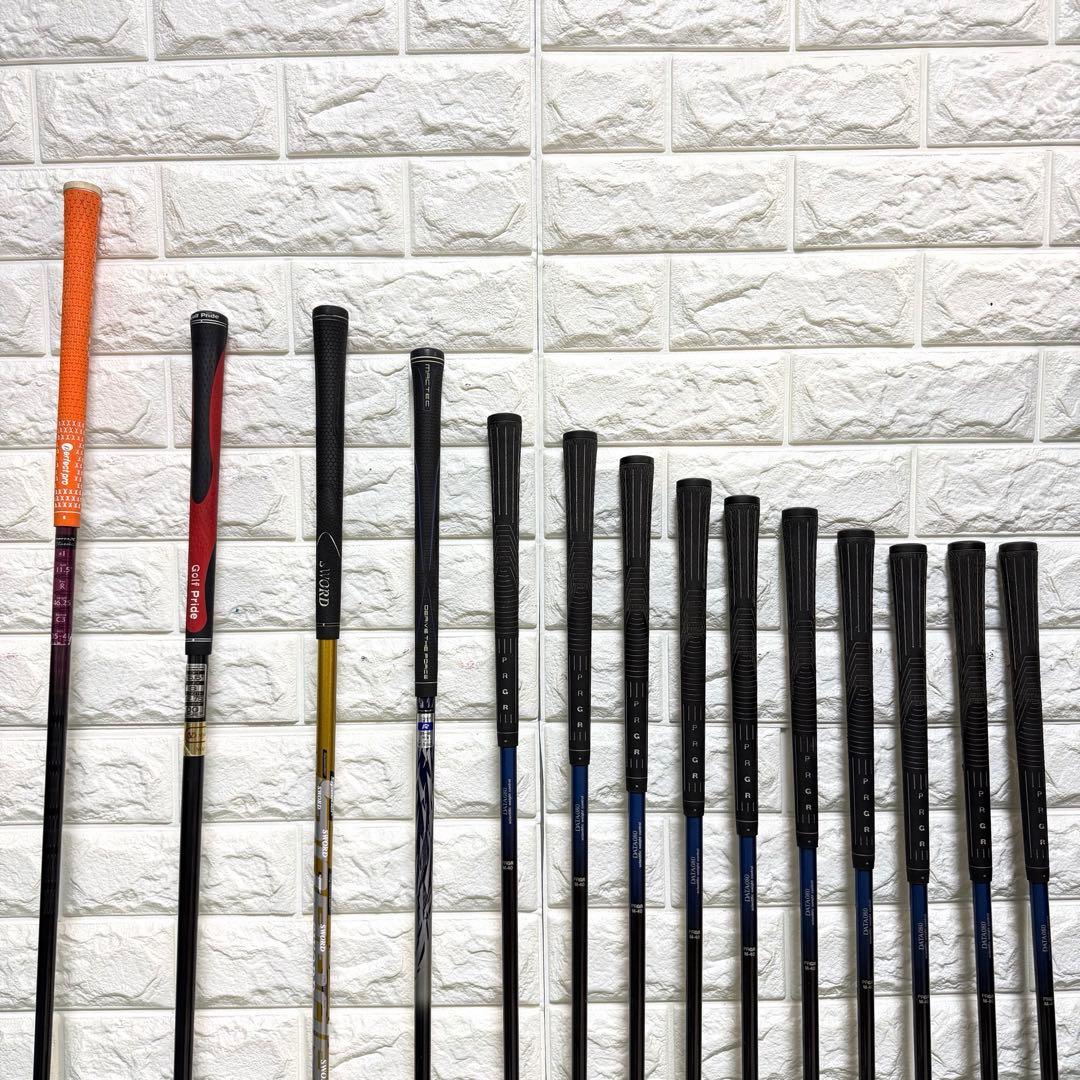 ゴルフセット　初心者応援　PRGR ラウンド仕様　すぐ使える　メンズ　右打ち