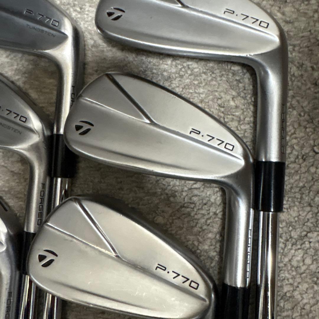 テーラーメイドアイアンP770 2023 projectx 6.0 カスタム品