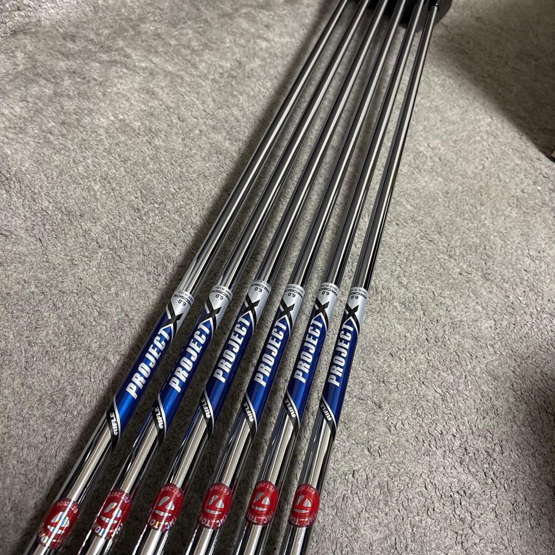 テーラーメイドアイアンP770 2023 projectx 6.0 カスタム品